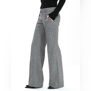 Banana Republic Women’s Gray Pintuck Wide-Leg Pant Size 4